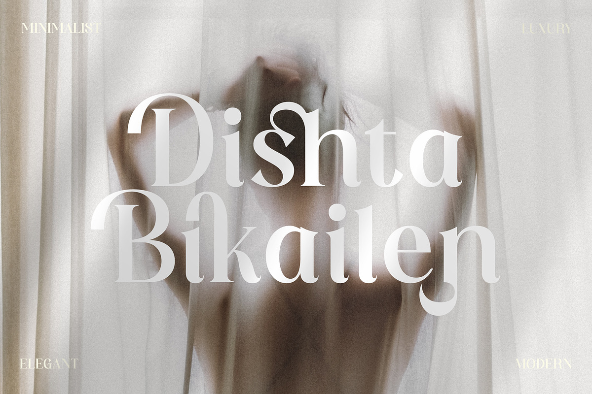 Dishta Bikailen Modern Serif Font, a Serif Font by Storytype Studio (Photo 8 of 15)