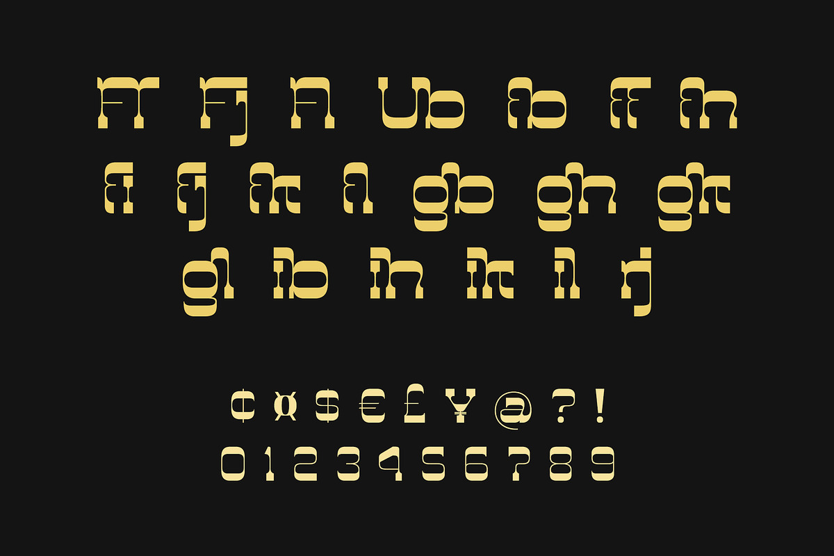 KAVINAS - Retro Display Font, a Font by Ekahermawan (Photo 10 of 13)