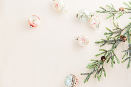 Vintage Bauble + Greenery Stock 