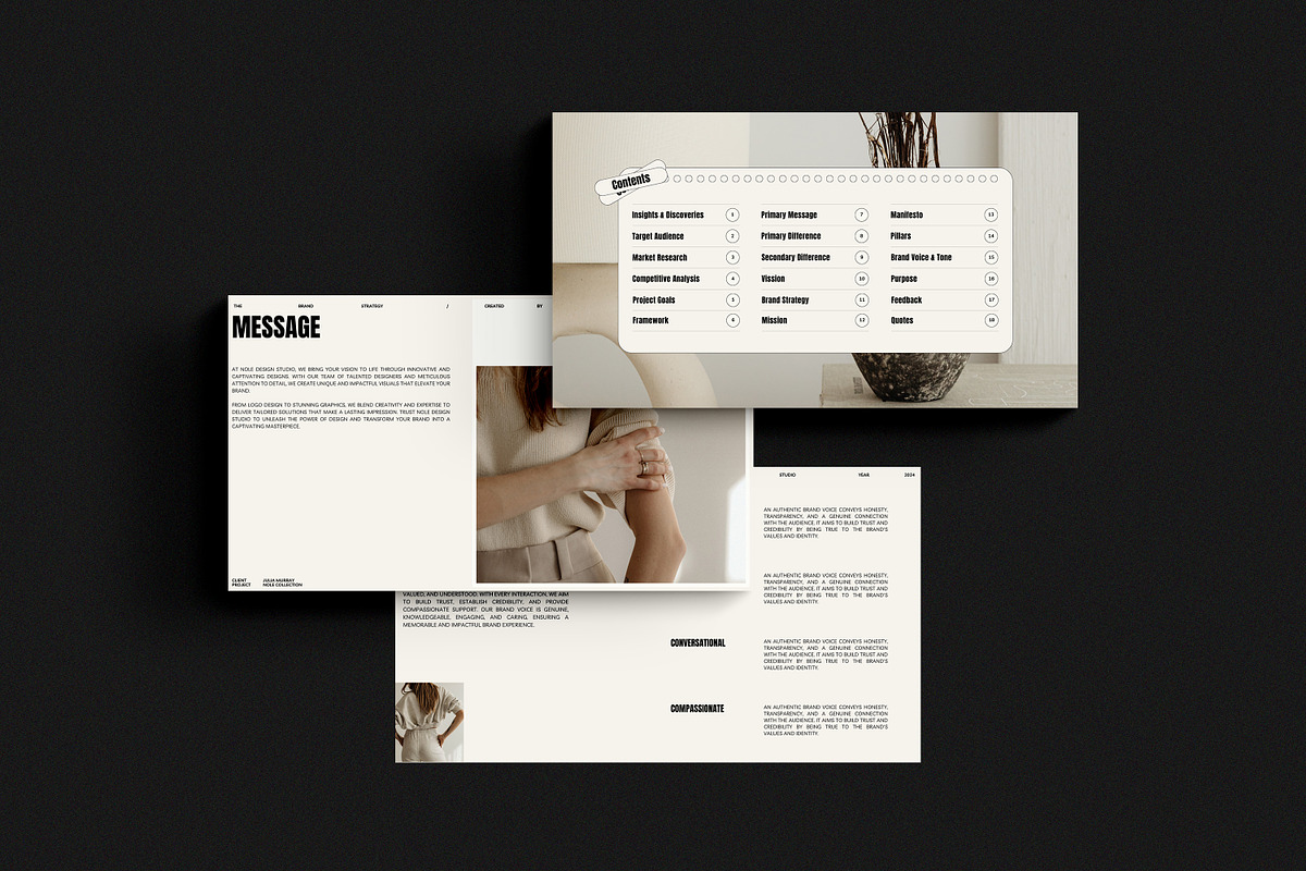 NOLE / Brand Strategy, a Presentation Template by Wildnun Studio (Photo 5 of 16)