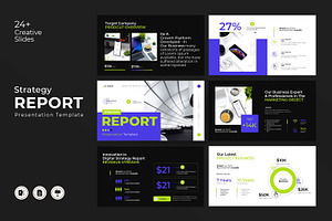 Strategy Report Presentation, a Presentation Template by Creative-Work