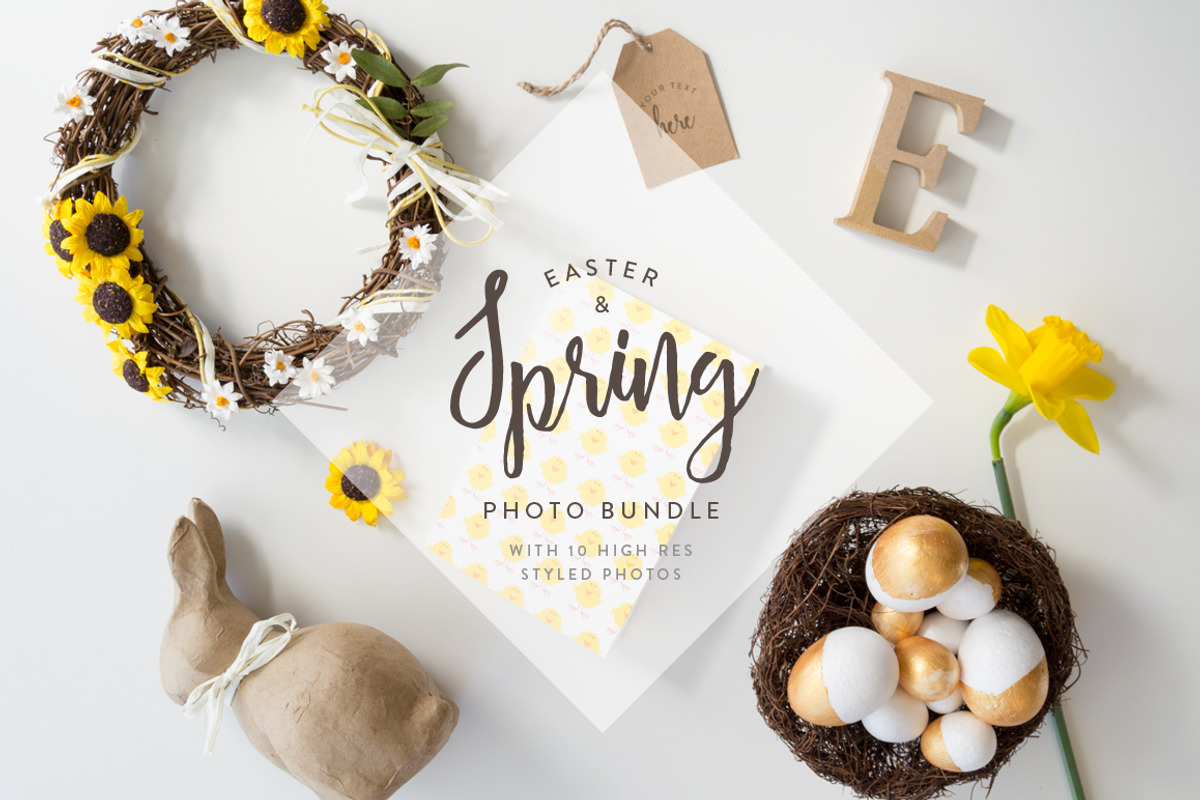 Easter & Spring Photo Bundle, a Print Template by GT Studio (Photo 1 of 11)