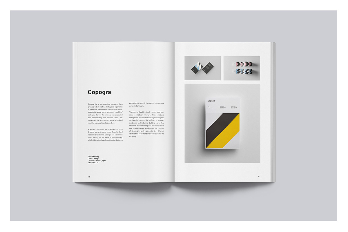 Minimal Portfolio Template, a Brochure Template by Jorge Lima (Photo 3 of 10)
