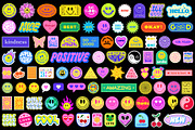 POSITIVE STICKERS PACK, an Object Graphic by craftlove (Thumbnail 4 of 9)
