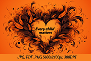 Every Child Matters | Orange T-Shirt, an Illustration by DesignHub (Thumbnail 2 of 3)