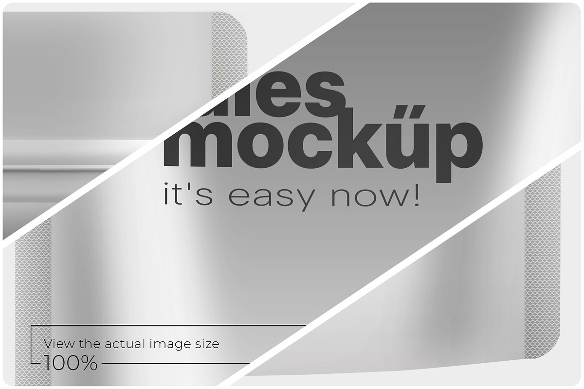 Metallic Stand-up Pouch Mockup, a Packaging Mockup by Reformer Mockup (Photo 3 of 5)