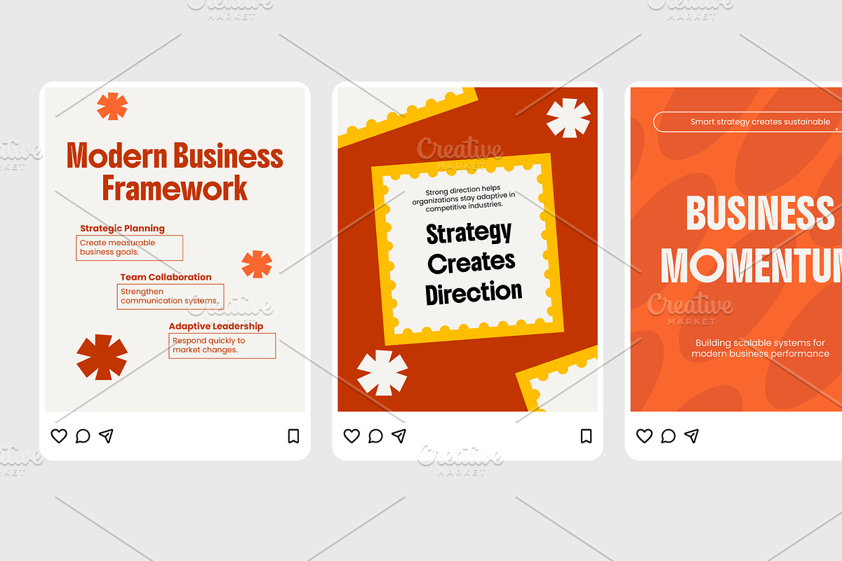 Business Momentum - Instagram Post, a Social Media Template by Izdihaar_Studio (Photo 3 of 4)