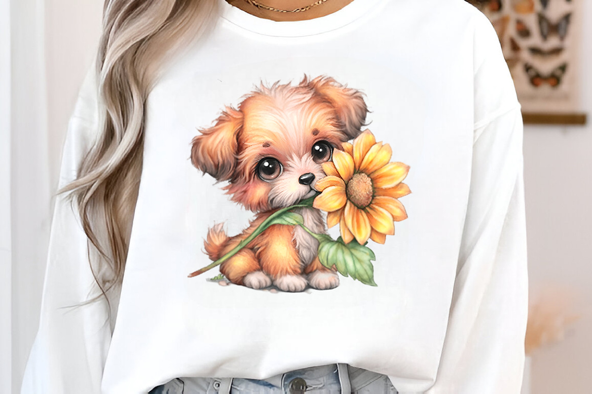 Watercolor Sunflower Animals Clipart, an Illustration by GatewayDesign (Photo 2 of 3)