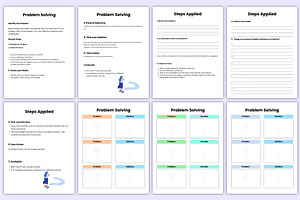 2025 Problem Solving Planner Canva