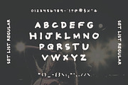 Set List, a Sans Serif Font by Midnight Grim (Thumbnail 3 of 5)