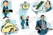 RTRO Money & Debt 1, an Illustration by RTRO Stock (Thumbnail 2 of 5)