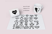 Valentine Icons - Dingbat Font, a Symbol Font by WADLEN (Thumbnail 6 of 7)