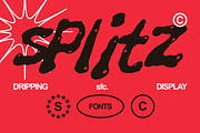 SFC Splitz, a Handwritten Font by Skilline Supply Co. (Thumbnail 1 of 5)