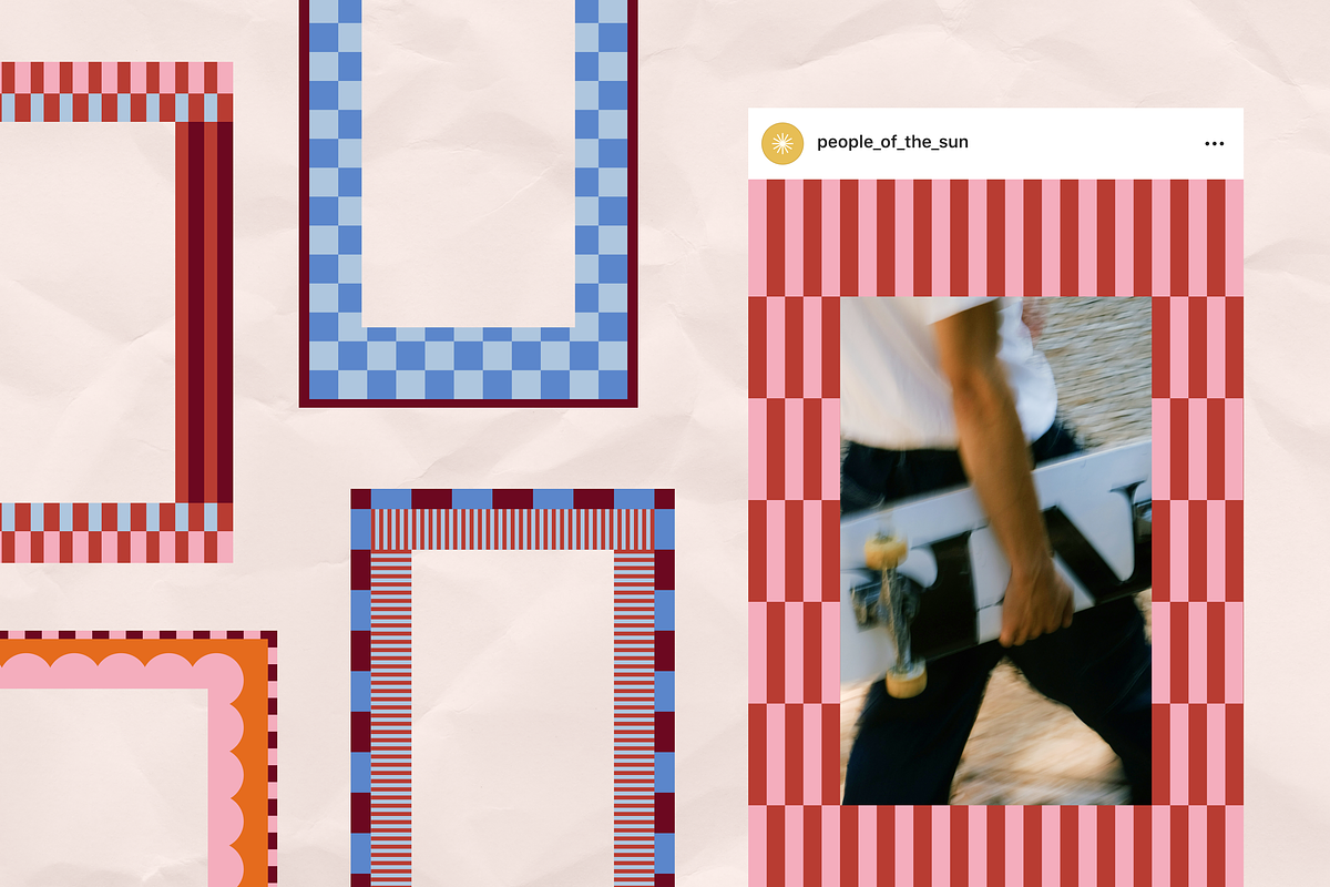 Stripped and checker FRAMES, an Object Graphic by kondratya (Photo 6 of 9)