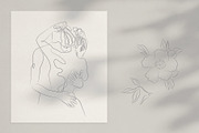 The Touch. Line Art Collection, a Person Illustration by le-genda (Thumbnail 4 of 12)