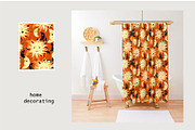 Sun and Moon, a Pattern Graphic by Polanika (Thumbnail 5 of 9)