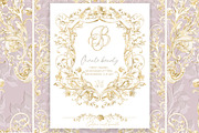 Gold Baroque crest frame png, a Decorative Illustration by WonderWonder (Thumbnail 12 of 13)