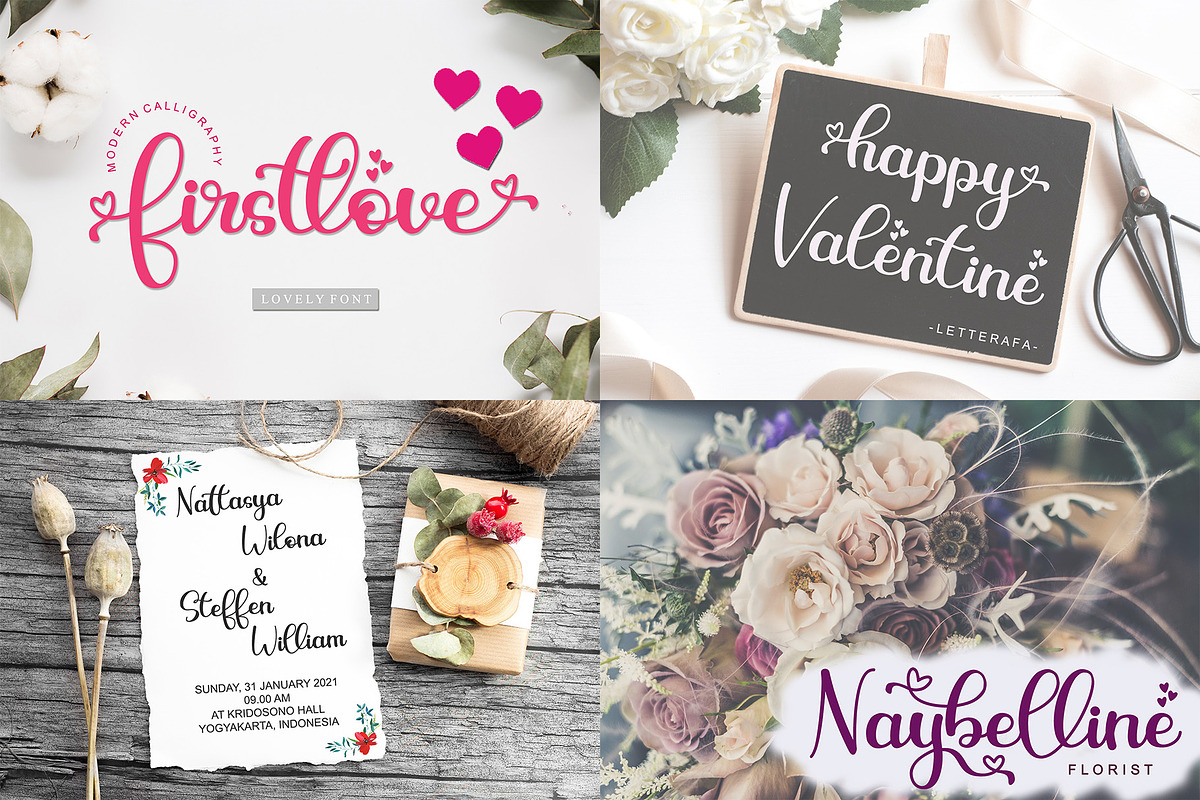 VALENTINE FONT BUNDLE, a Handwritten Font by Letterafa Studio (Photo 15 of 16)