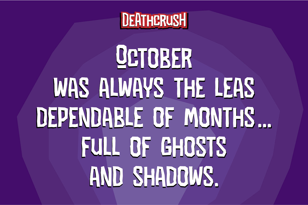 Deathcrush, a Sans Serif Font by Badsign Type (Photo 4 of 6)