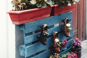 Asturias street flower decor, a Holiday Photo by SkyNext