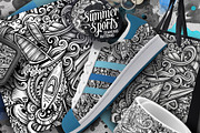 Summer Sport Graphics Patterns, a Pattern Graphic by BALABOLKA (Thumbnail 3 of 7)