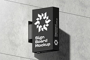 Signboard Vertical Mock-up, an Advertising Mockup by zippypixelstudio (Thumbnail 4 of 14)