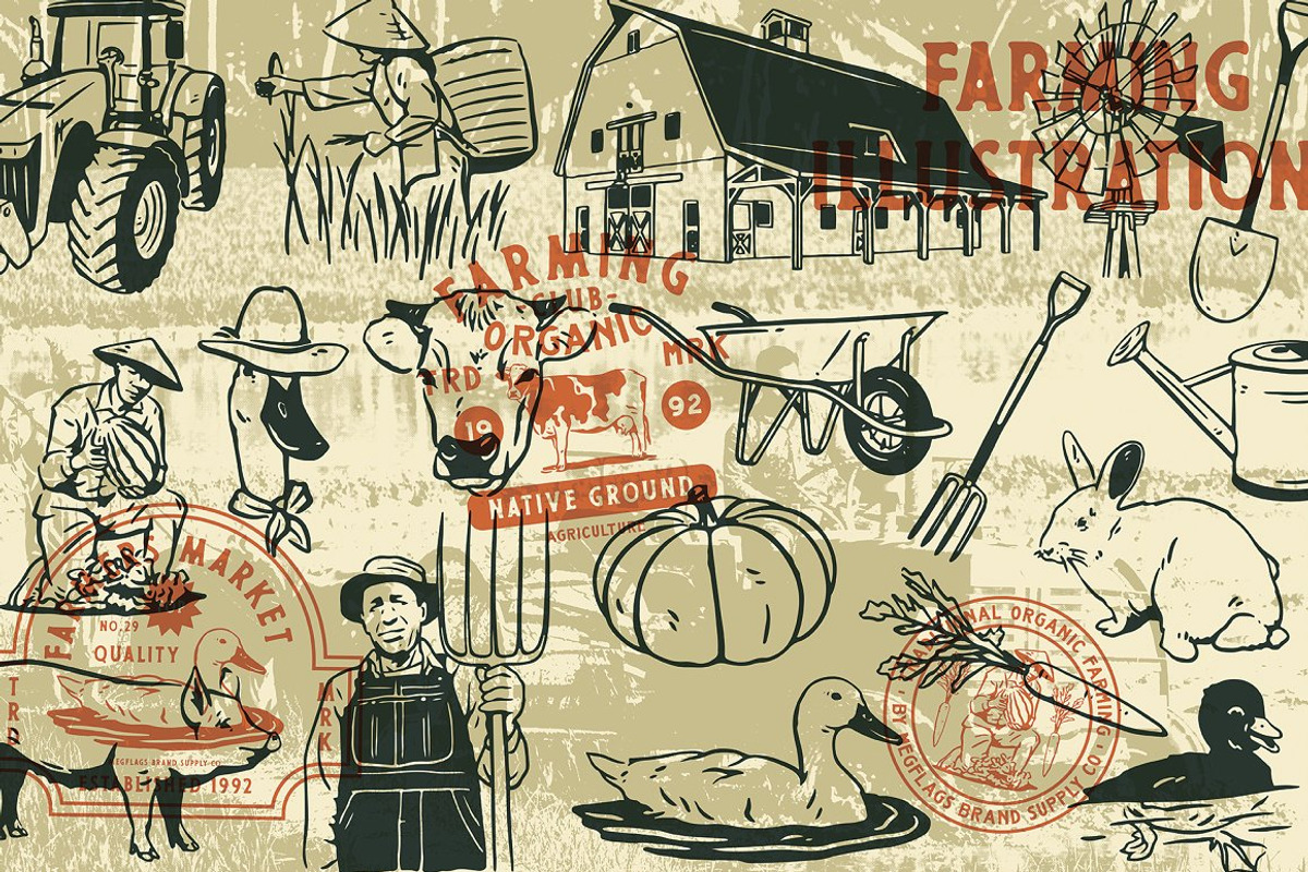 75% OFF 200 Handdrawn Illustrations, an Illustration by Megflags (Photo 7 of 20)