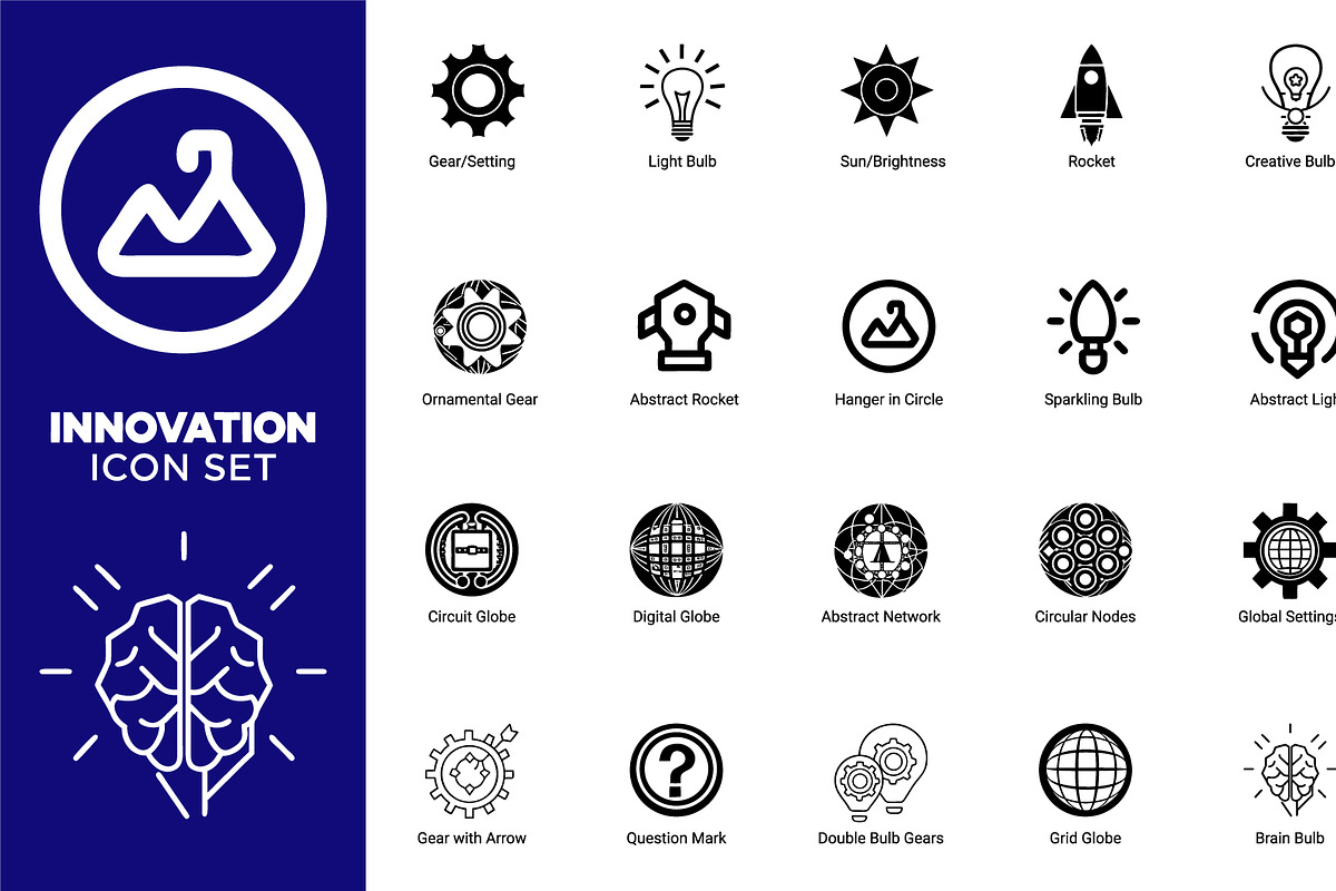Abstract Invention Elements, an Outline Icon by hkmonir (Photo 1 of 2)