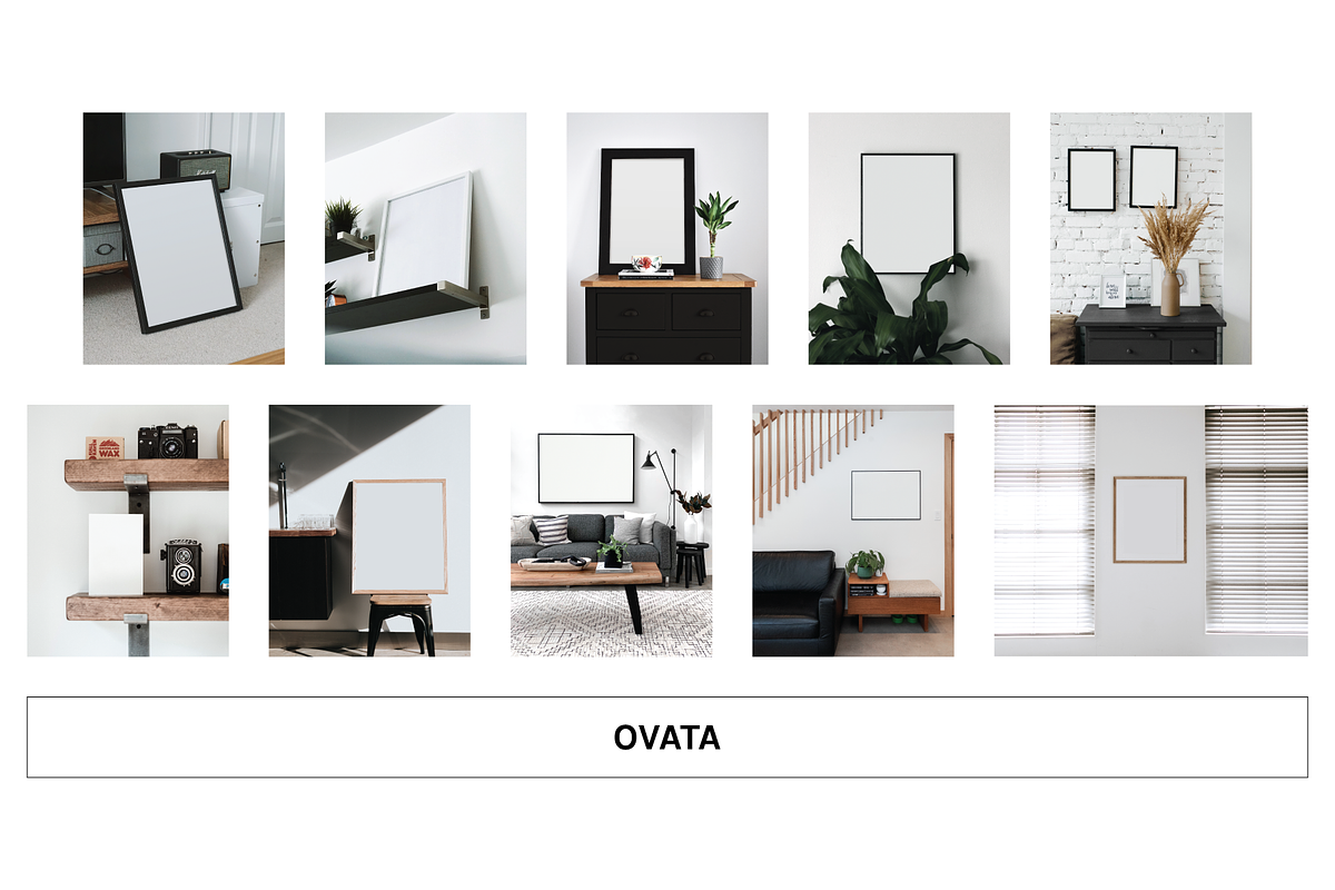 Picture Frame Mockup Ultra Bundle, a Household Mockup by Saguaro Digital (Photo 15 of 28)