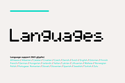 Liquid LCD Pixel font (28 styles), a Font by SelfBuild Type (Thumbnail 15 of 15)