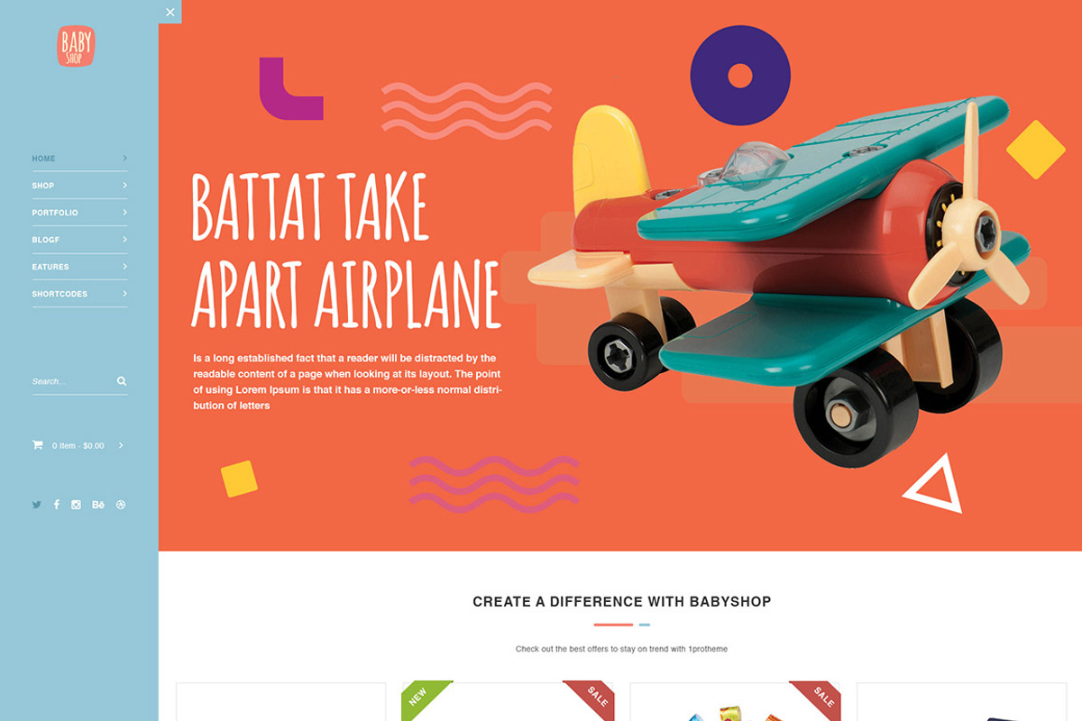 BabyShop - PSD Template for Baby, a Websites & App Template by Digipieces (Photo 13 of 15)