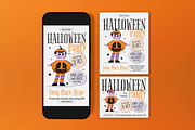 Halloween Party Flyer, a Flyer Template by graphicook (Thumbnail 3 of 3)