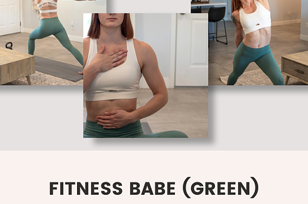 Fitness Babe Green (35 Images)