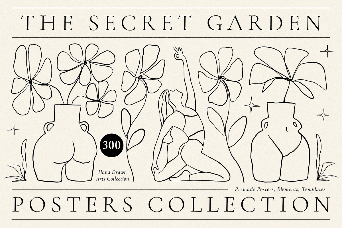 Modern Hand-drawn Wall Art Bundle, a Graphic by Ayya Studio (Photo 51 of 68)
