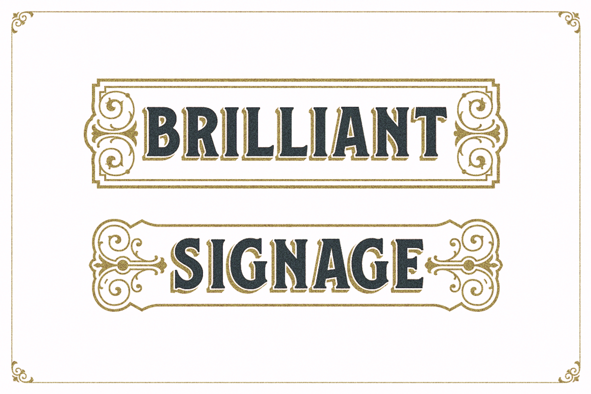 Balford Font and Ornament preview 4