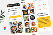 Comer - Responsive Food Delivery, an UI Kit Template by Panen Creative (Thumbnail 1 of 3)
