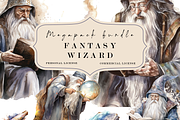 Magical Fantasy Watercolor Clipart, a Photo by Redwood Digital Art (Thumbnail 10 of 11)