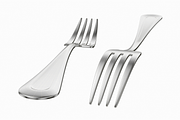 Dessert Fork 4 Tines Classic Cutlery, an Object 3D Model by VK Studio (Thumbnail 8 of 8)