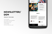 MVP-Newsletter/Dem, an Email Template by MVP Factory (Thumbnail 2 of 5)