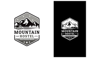 Mountain Hotel Hexagon Logo, a Branding & Logo Template by Atlantis X Nurman Arbai