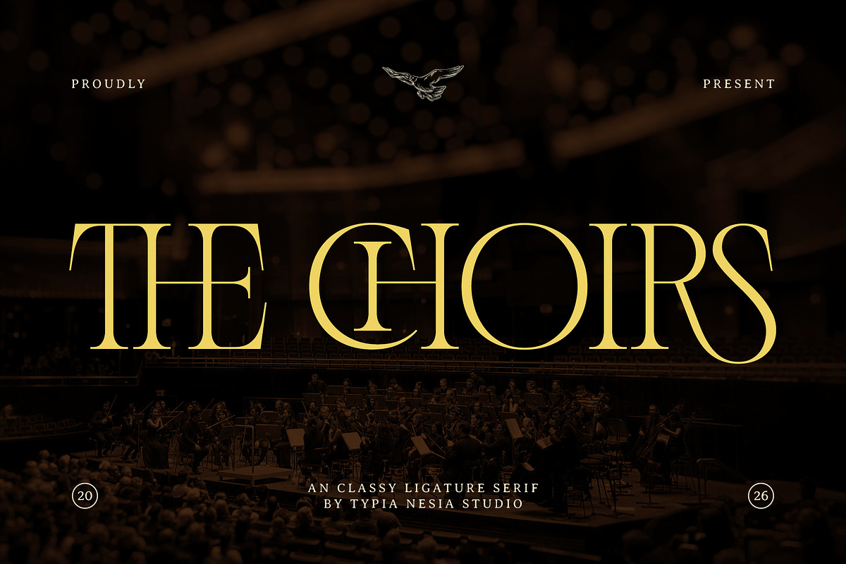 The Choirs - Beauty Elegant Ligature, a Serif Font by Typia Nesia (Photo 1 of 16)