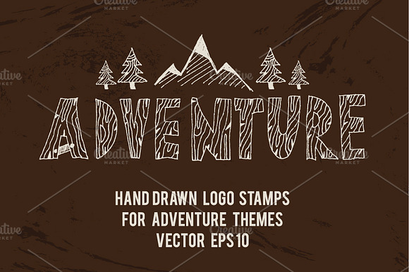 Logo Stamps For Adventure Themes