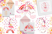 Unicorns Life. Watercolor collection, an Animal Illustration by UlitkaStudio (Thumbnail 2 of 29)