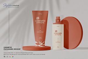 Cosmetic Creams Mockup, an Advertising Mockup by skybluecreative
