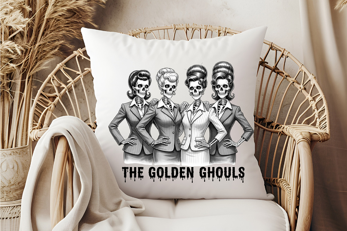 Golden Ghouls Golden Girls Halloween, an Illustration by DreamCafeArt (Photo 5 of 7)