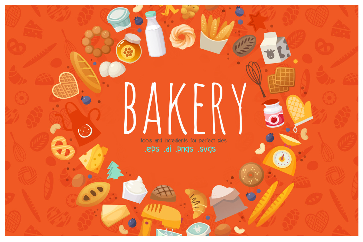 Baking Elements, an Object Graphic by Moonery's