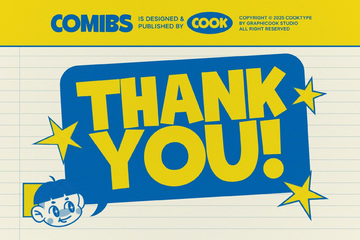 Comibs, a Sans Serif Font by graphicook (Photo 10 of 10)