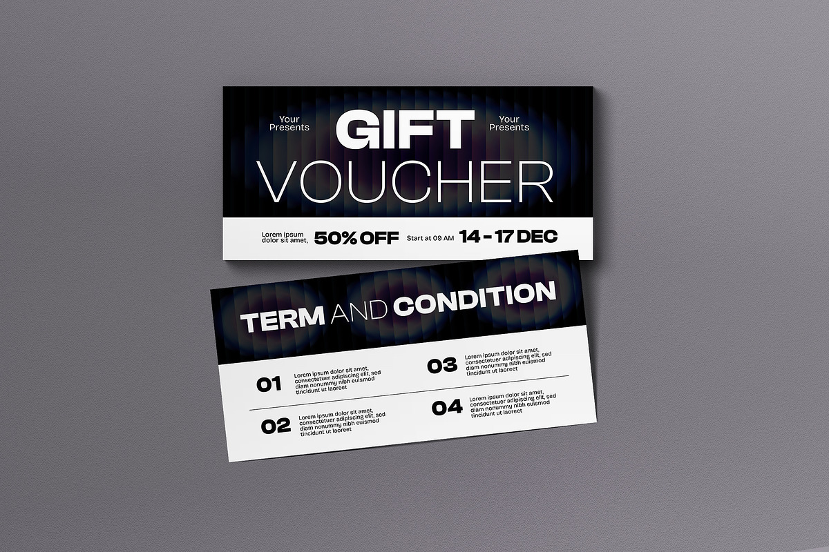 Business Gift Voucher, a Card Template by graphicook (Photo 1 of 3)