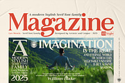 Lux Mentis - Serif Font Family, a Serif Font by Artistic & Unique (Thumbnail 9 of 15)