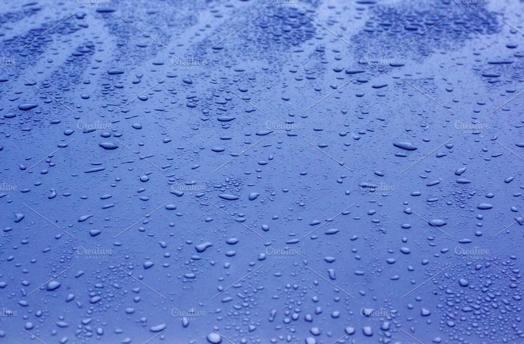 Wet surface raindrops background